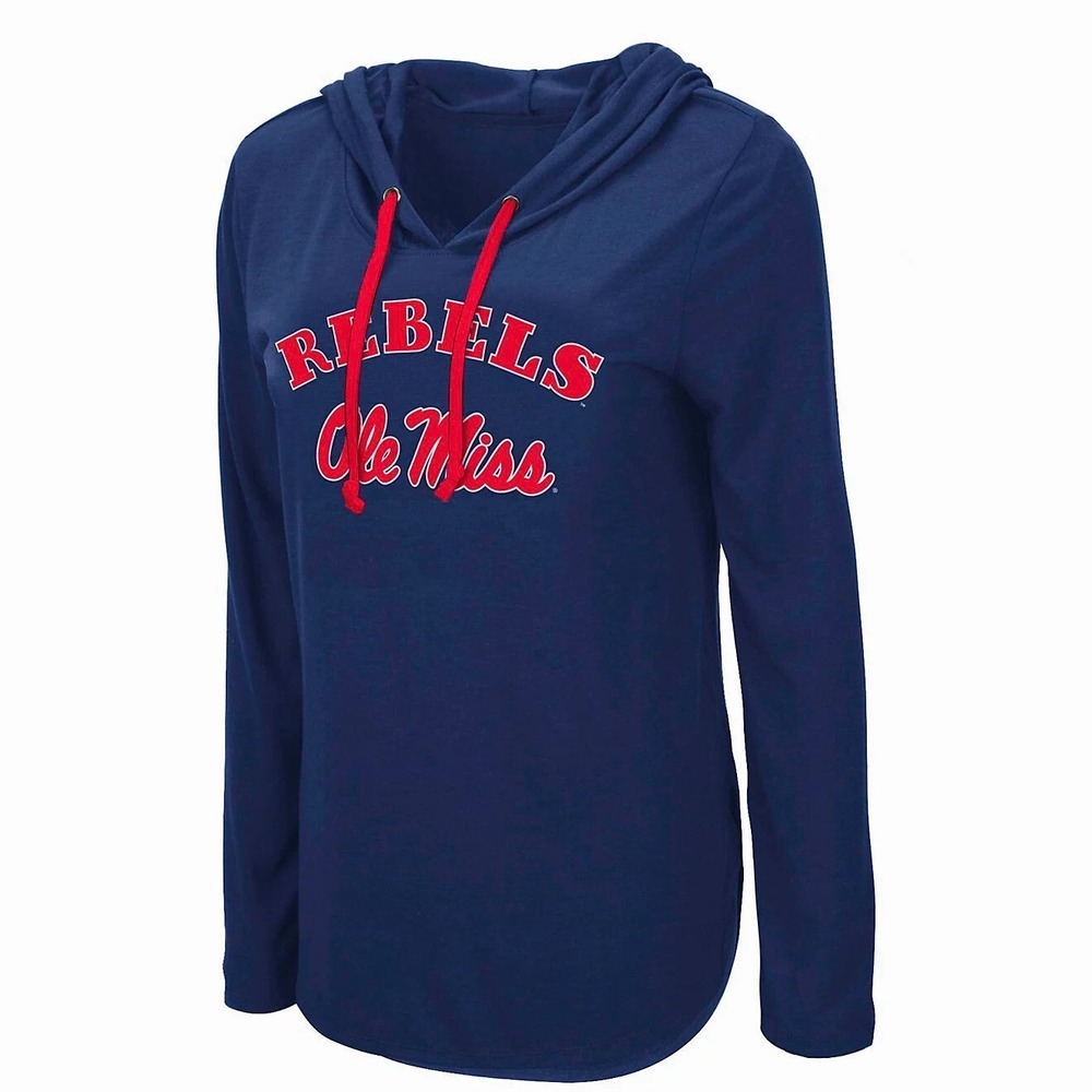 Women's‎ Colosseum University of Mississippi Rebels My Lover Hooded Tshirt - XXL